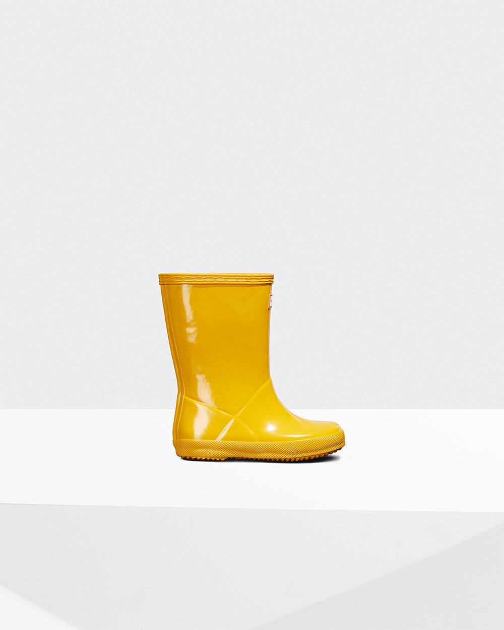 Botas De Agua Original First Classic Gloss Hunter Niños - Amarillos - 905143YWB